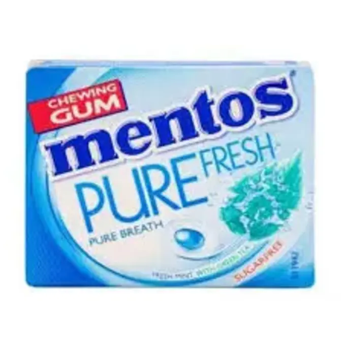 mentos fresh mint s free gum 14g